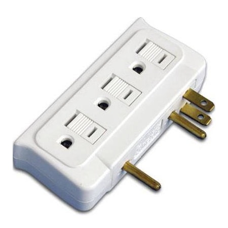 Kab Enterprise Outlet Tap, Wall Tap, 6 Outlet(s) White CT-010